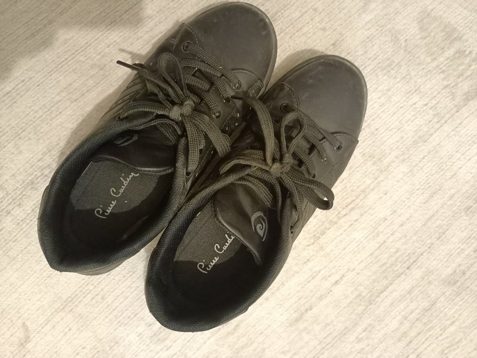 Siyah Bağcıklı Kadın Spor Ayakkabı - Görsel 2