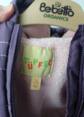 Mor Nakışlı Kolsuz Kız Çocuk Yeleği - Görsel 3