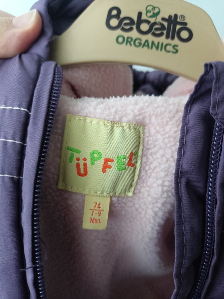 Mor Nakışlı Kolsuz Kız Çocuk Yeleği - Görsel 3