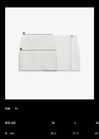 Zara Zara fırfırlı etek
