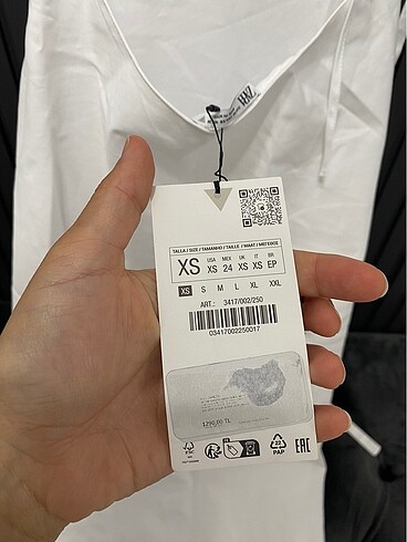 xs Beden Zara elbise