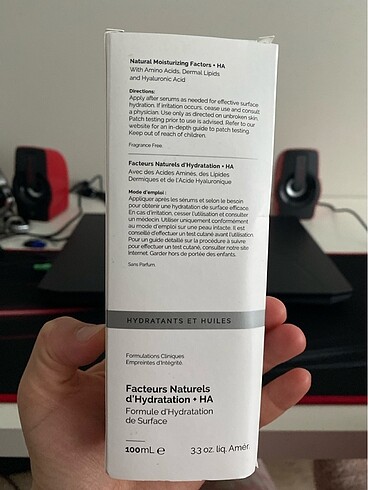 Beden The ordinary natural mousturizing Factors + HA