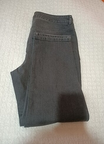 46 Beden gri Renk Muhteşem Jean Pantolon