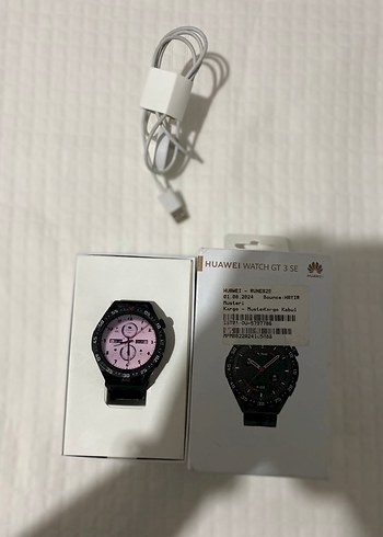 Huawei Huawei Watch GT 3 SE Siyah Akıllı Saat