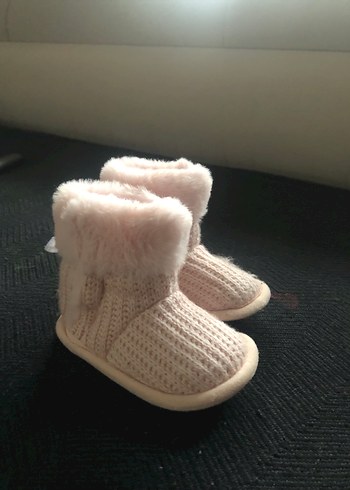 Kız Çocuk Örgü Sıcak Ev Terliği - Görsel 2