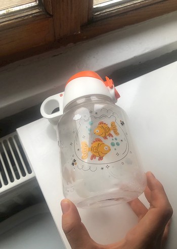 Kırmızı Kapaklı Çocuk Termos Şişesi - Görsel 4