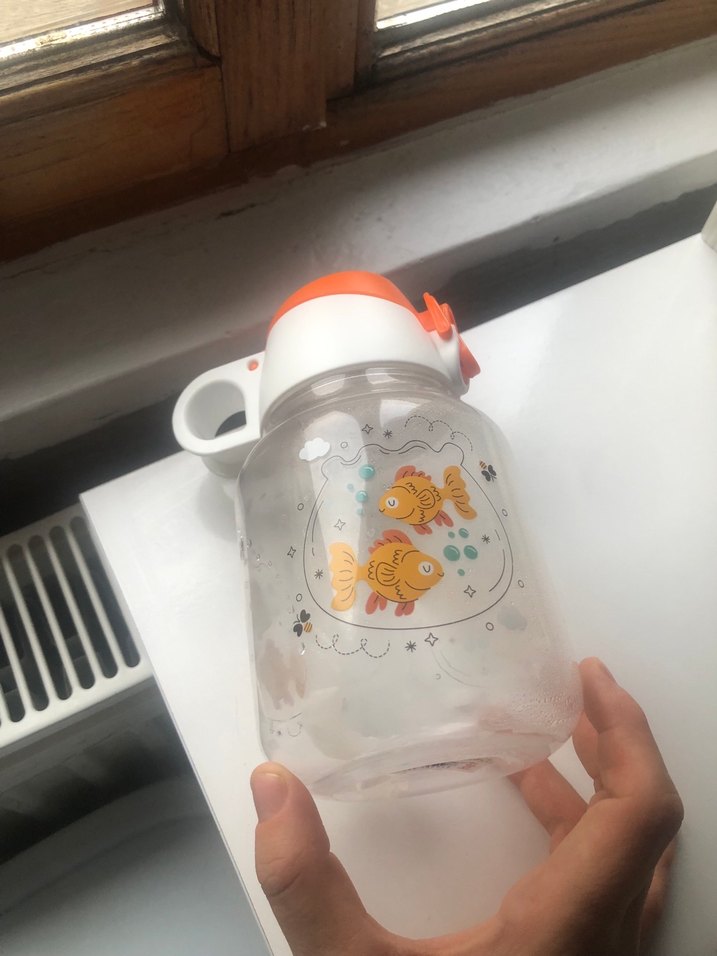 Kırmızı Kapaklı Çocuk Termos Şişesi - Görsel 4