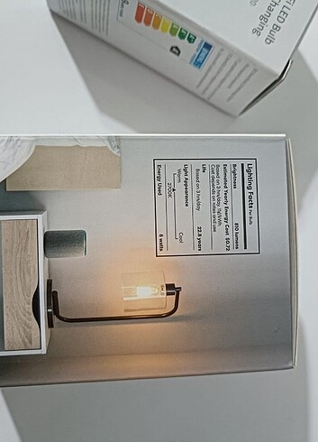 Beden sarı Renk MEROSS Wifi Uzaktan Kontrollü 810l/60w Filament 3'lü Led Ampul S
