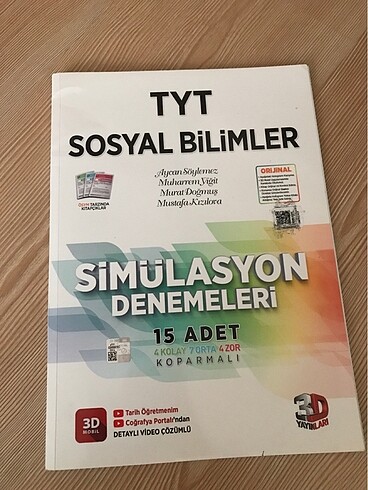 3D yayınları tyt sosyal bilimler denemeleri