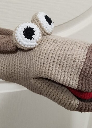 Tasarımcı Amigurumi el kuklası 