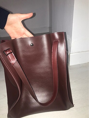 Diğer bordo cherry red çanta