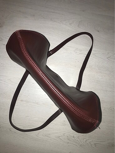  Beden bordo cherry red çanta