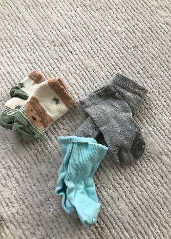 Nakışlı Bebek Çorapları 10 tane - Görsel 2
