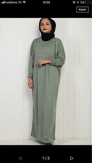 Uzun elbise tunik