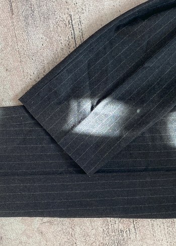 Gri Kadın Kumaş Pantolon - Görsel 3