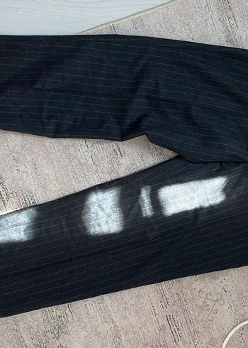 40 Beden gri Renk Gri Kadın Kumaş Pantolon