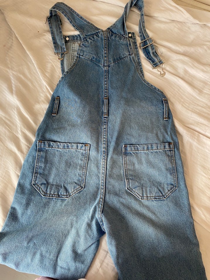 Mavi Denim Askılı Tulum - Görsel 2