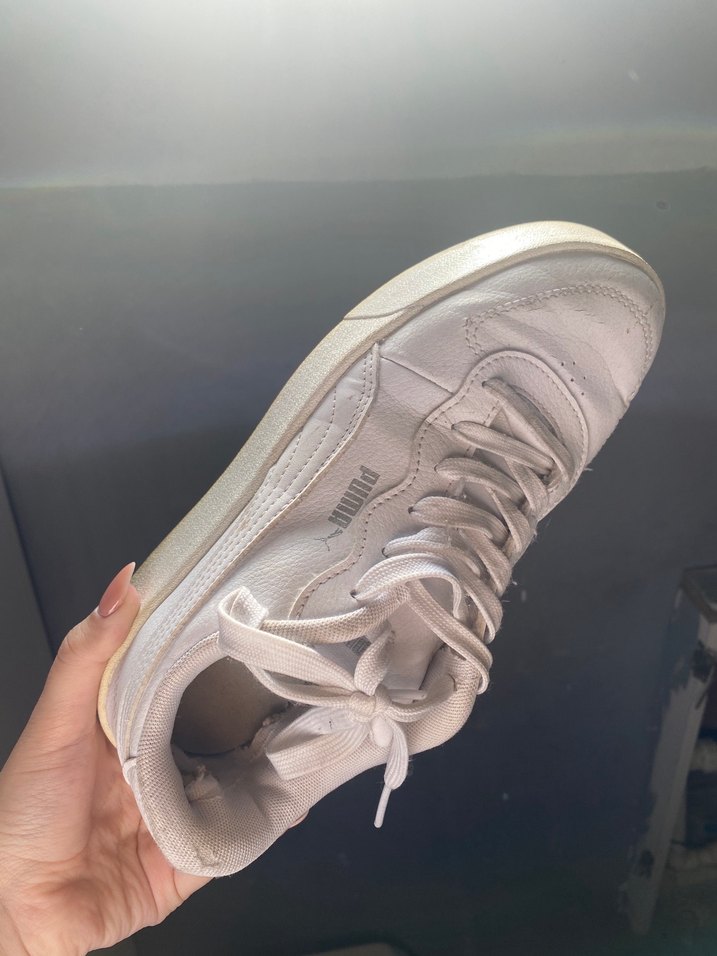 Beyaz Platform Topuklu Puma Spor Ayakkabı - Görsel 2