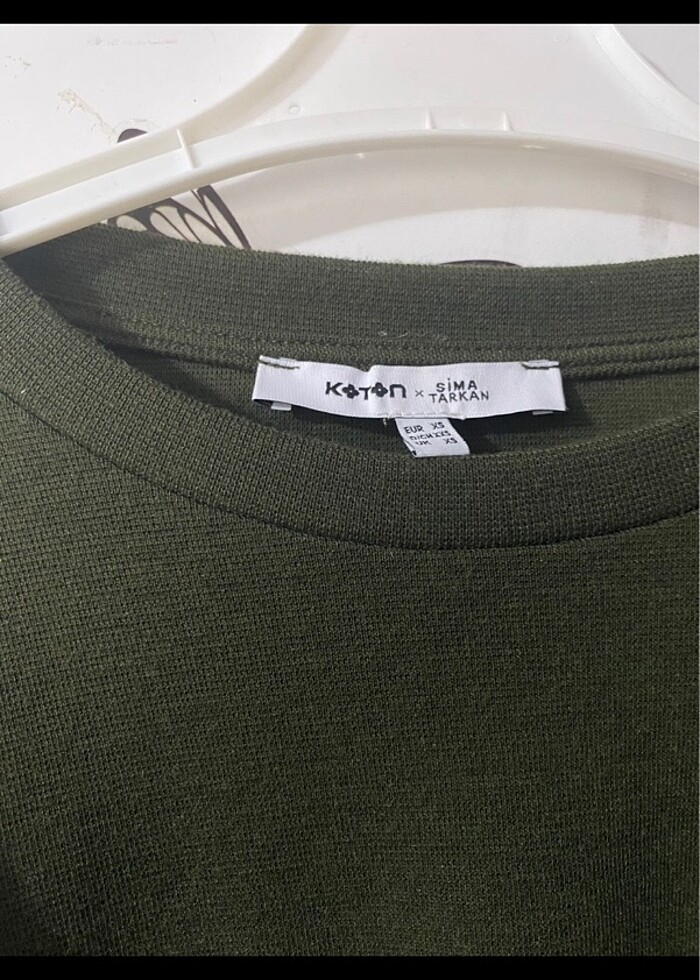 Koton haki bluz - Görsel 2