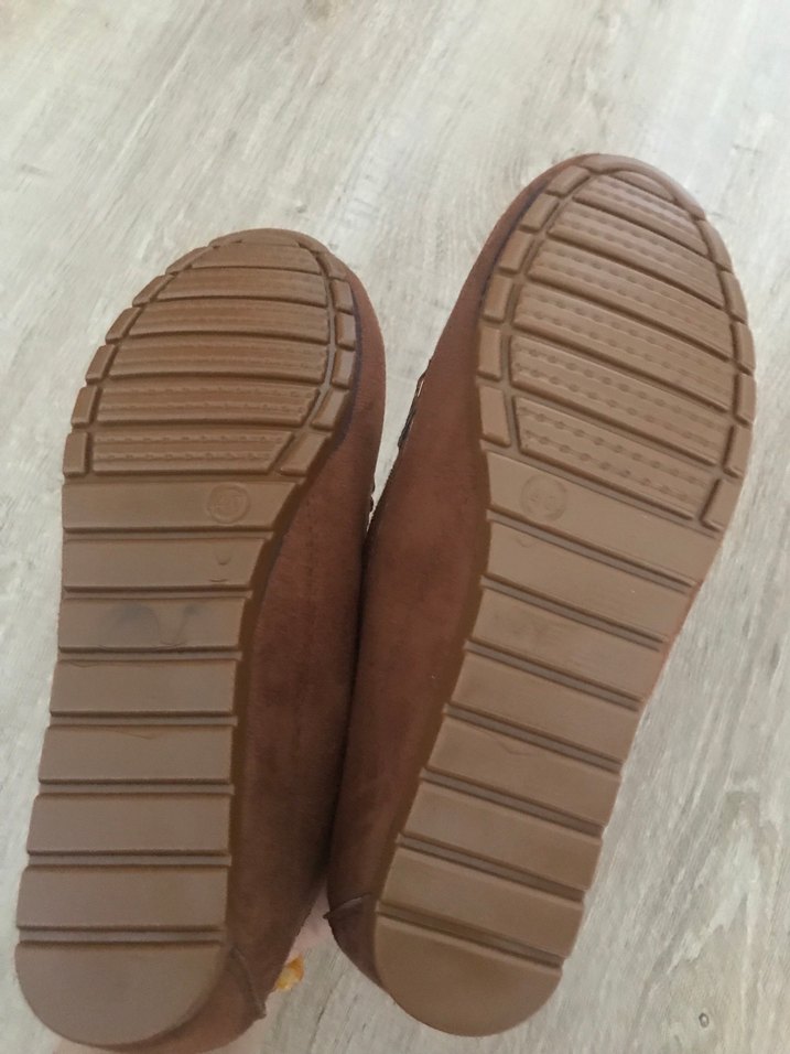 Diger Kahverengi Süet Tokalı Babet - Görsel 3