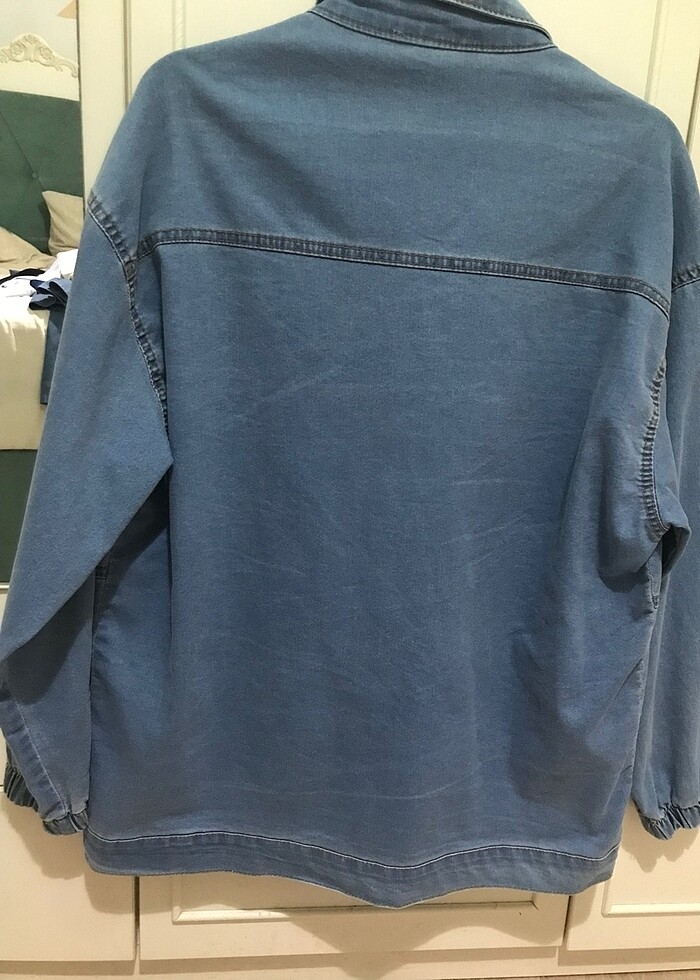 Bayan kot ceket - Görsel 2