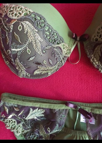 s Beden Yeşil Strappy Kadın Bikini Takımı