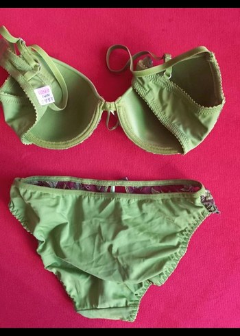 Yeşil Strappy Kadın Bikini Takımı