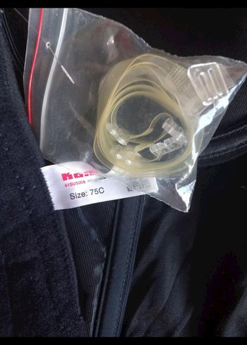 Kom Siyah Büstiyer KORSE