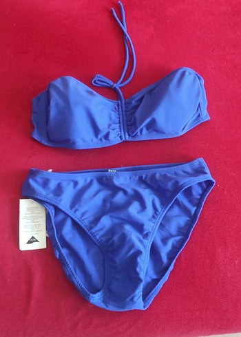 Mavi Strappy Kadın Bikini