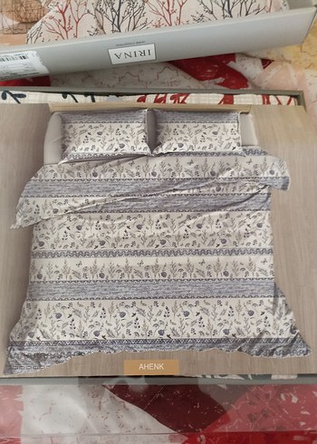 Gri Desenli Nevresim Takımı