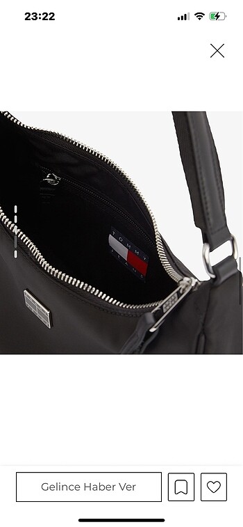 Beden siyah Renk Tommy hilfiger çanta