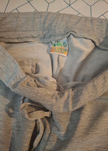 Gri Eşofman Altı Fermuarlı - Görsel 4