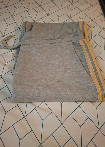 Gri Eşofman Altı Fermuarlı - Görsel 6