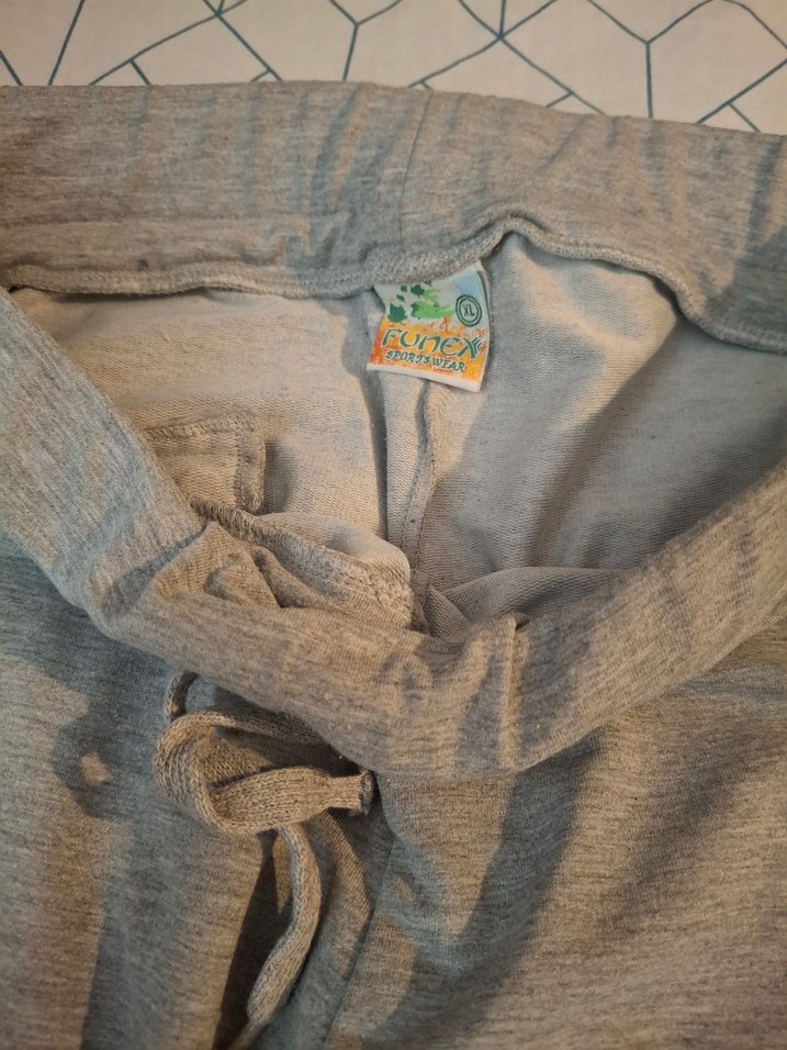 Gri Eşofman Altı Fermuarlı - Görsel 4