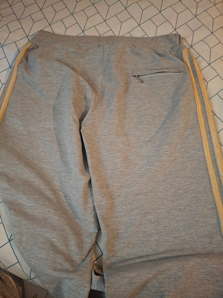 Gri Eşofman Altı Fermuarlı - Görsel 5