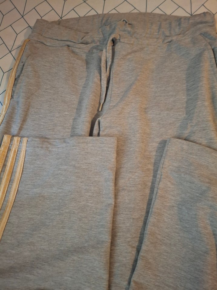 Gri Eşofman Altı Fermuarlı - Görsel 3