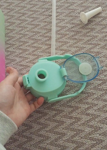 Çocuk Termos Şişesi ve Aksesuarları, Pembe Pastel - Görsel 9