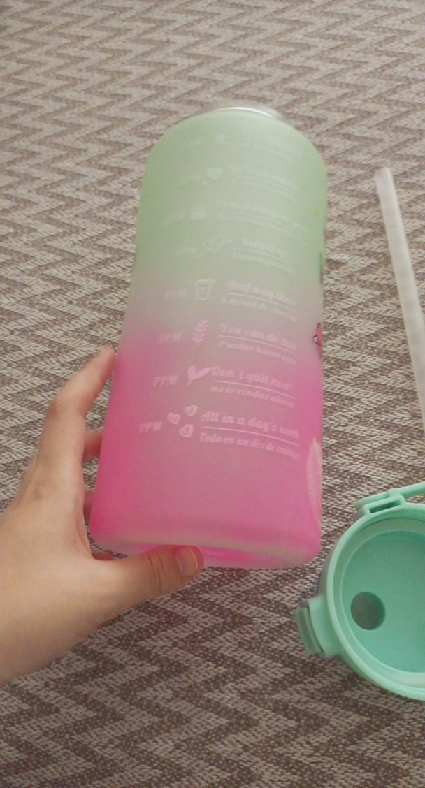 Çocuk Termos Şişesi ve Aksesuarları, Pembe Pastel - Görsel 2