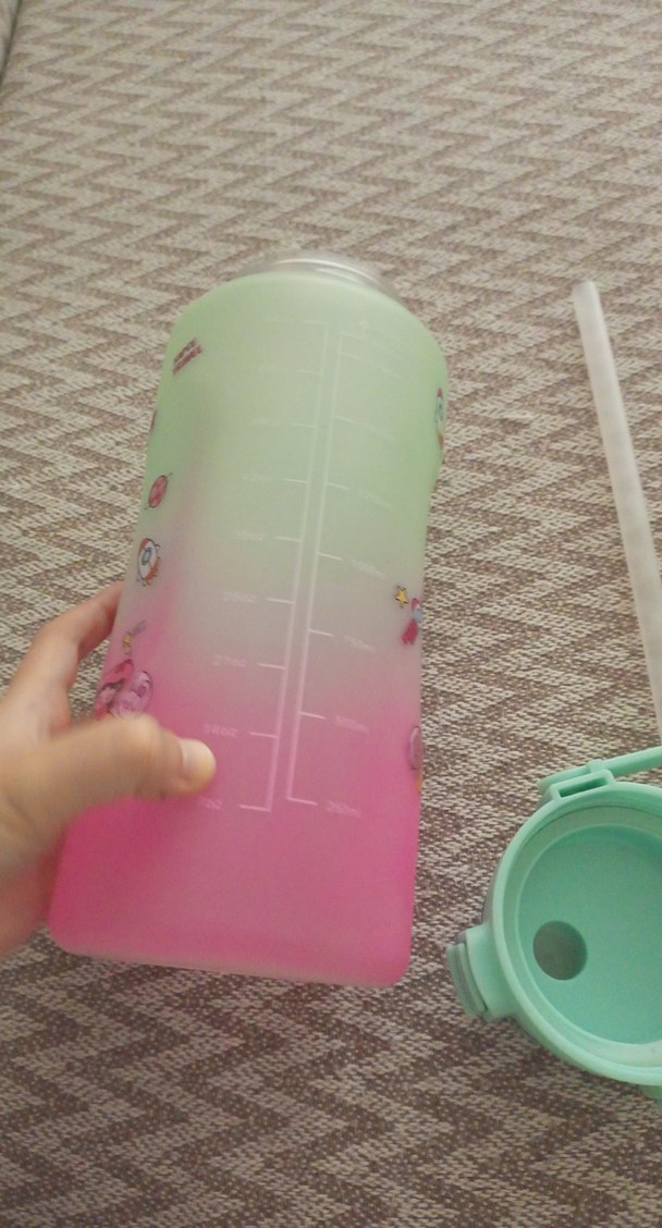 Çocuk Termos Şişesi ve Aksesuarları, Pembe Pastel - Görsel 4