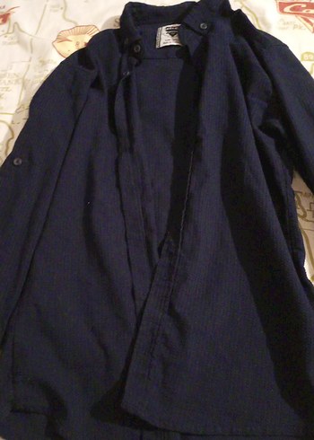 lacivert gömlek - Görsel 3