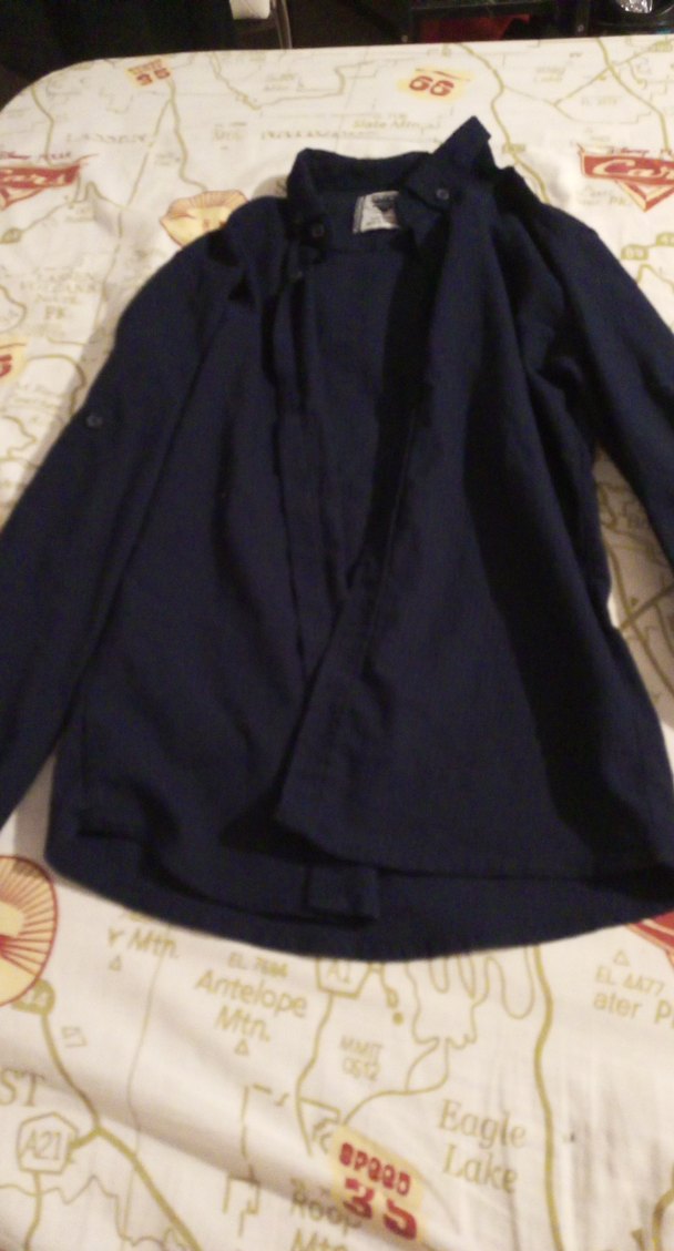 lacivert gömlek - Görsel 2