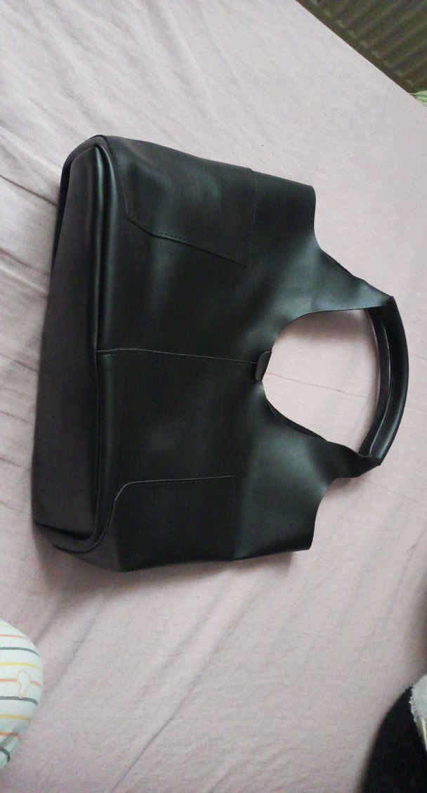 Siyah Deri Kadın Çanta - Görsel 2