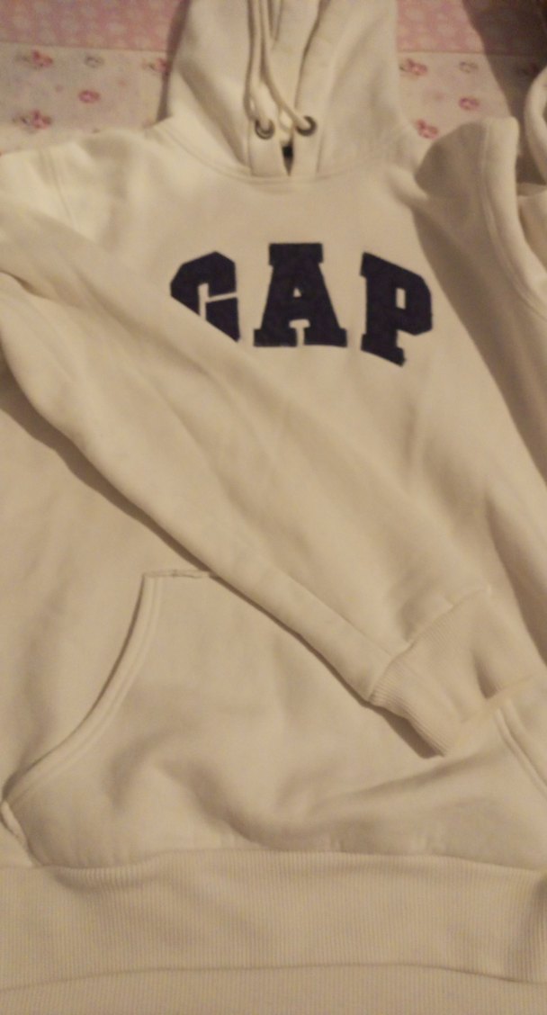 GAP Kadın Beyaz Kapüşonlu Sweatshirt - Görsel 2