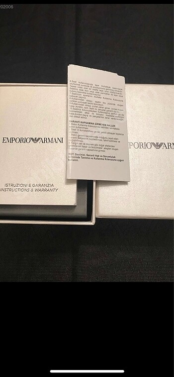 Beden Emporio ARMANİ ERKEK SAAT (DAMAT SAATİ )