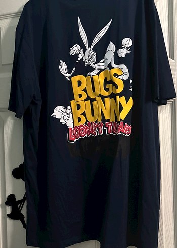 xl Beden Lacivert Oversize Tişört