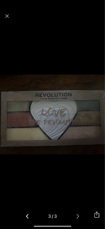 Beden revolution far ve highlighter paleti