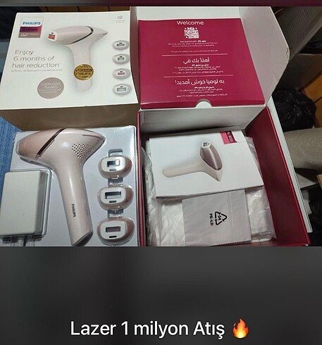 Phılıps lumea lazer epilasyon