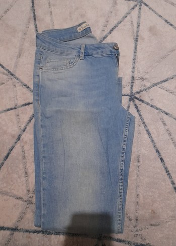 LC Waikiki Pastel Mavi Dar Kesim Midi Kot Pantolon