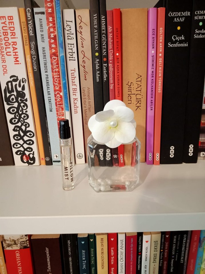 Kadın Parfümü Şişesi ve Mini Sprey - Görsel 2