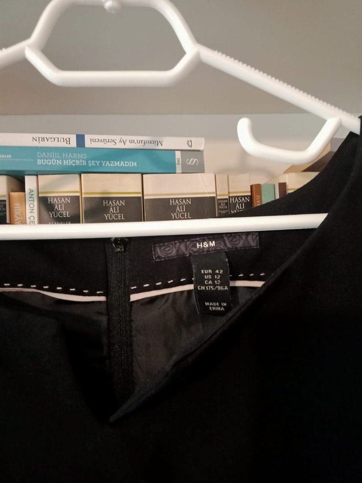 Siyah Midi Elbise - Görsel 2